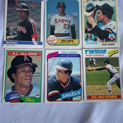 Baseball Cards Rod Carew