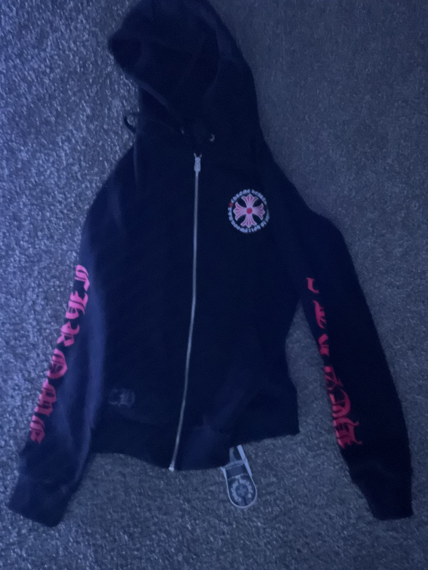 Black And Red Chrome Heart