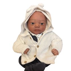 Realistic baby doll.  Weights 5 pounds