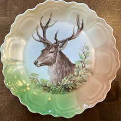 Decorative Deer plate Elk Head