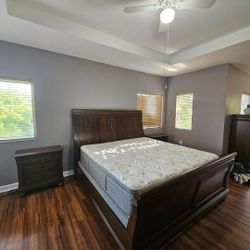 Solid REAL WOOD 6 PCS BEDROOM SET