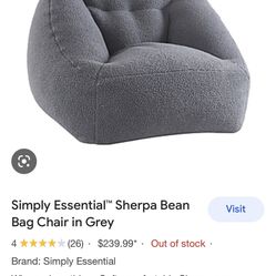 (2) Sherpa Bean Bag From Bed Bath & Beyond