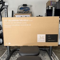 LG Ultra Wide 34” Monitor Curved