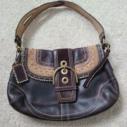 HTF Y2K Vintage Coach Soho Boho Hobo Handbag Purse