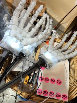 Ground Markers Animated Skeleton Hands