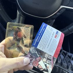 Signed Allen Iverson Shoe