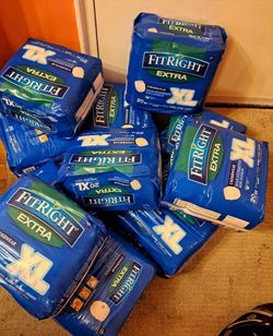 Adult Diapers Pullups /pañales para adultos -  Size: XL- Extra Large - $6.50 Per Package !