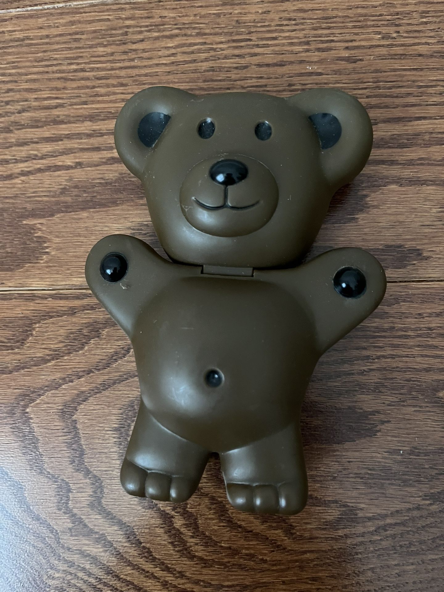 Vintage 1999 Teddy Graham Bear Snack n Go Storage Container By Nabisco 6” Tall
