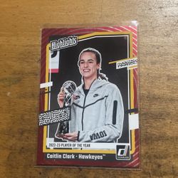 2024 CAITLIN CLARK RED FOIL HIGHLIGHTS CARD