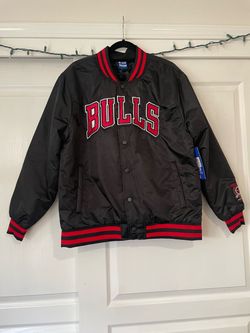 Chicago Bulls NBA Satin Bomber Jacket ultra game brand