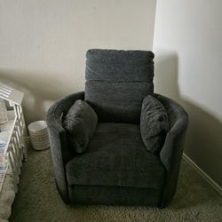 Nursery Power Swivel Glider Recliner With USB