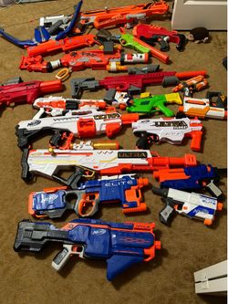 Huge Nerf Lot – Guns, Darts, Attachments Etc