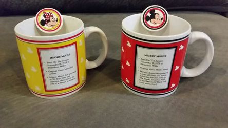 Mickey & Minnie Mouse mugs!