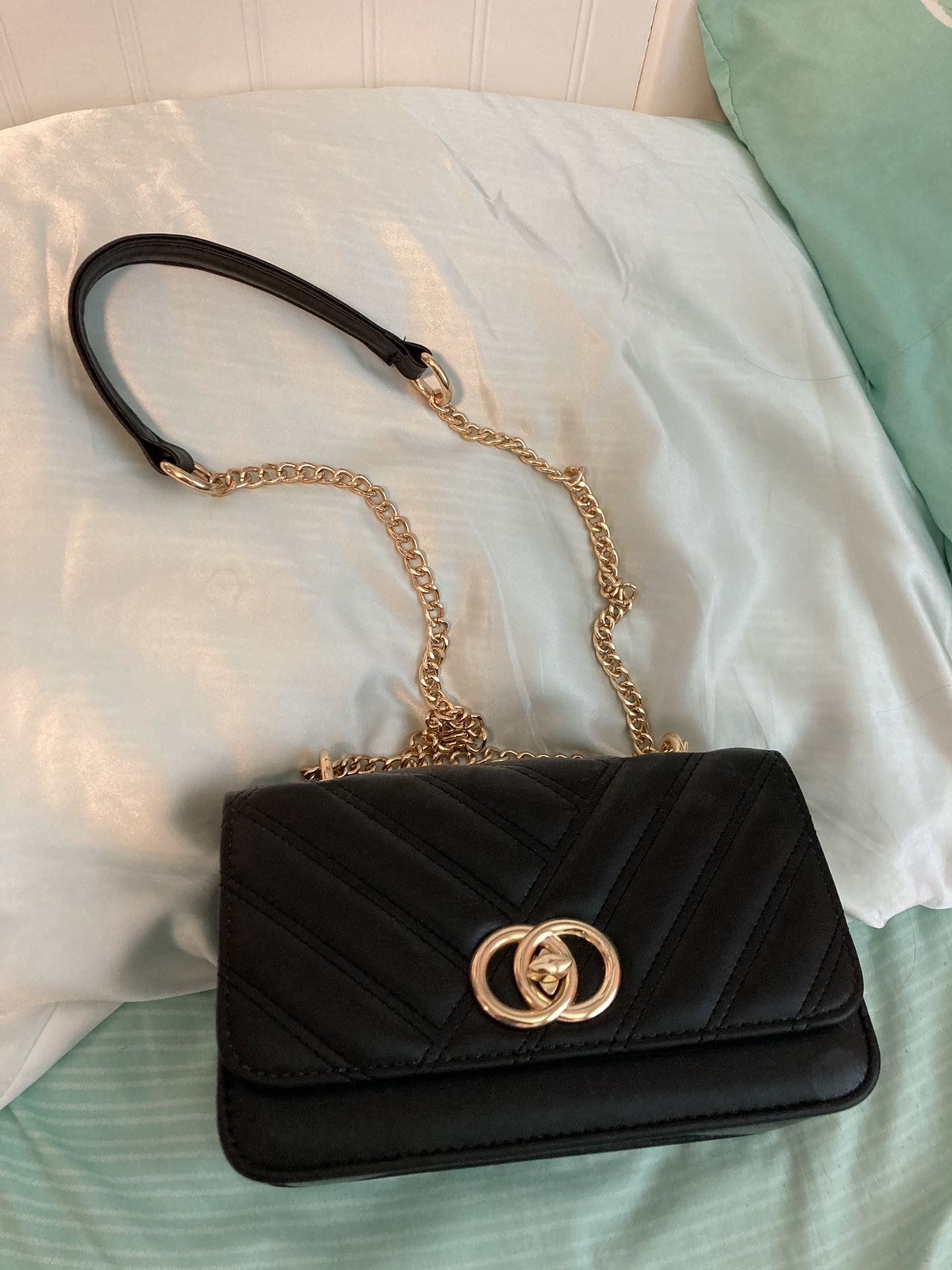 Purse Fancy Gold Black