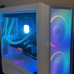AMD 6950XT 16gb and i9 intel white gaming pc DDR5