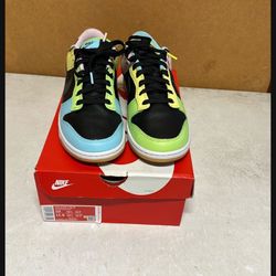 Nike Dunk Low Se Black Dark Chocolate Copa Men’s Size 10 