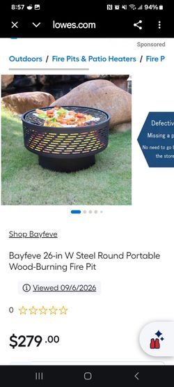 Fire pit/ B.B.Q grill