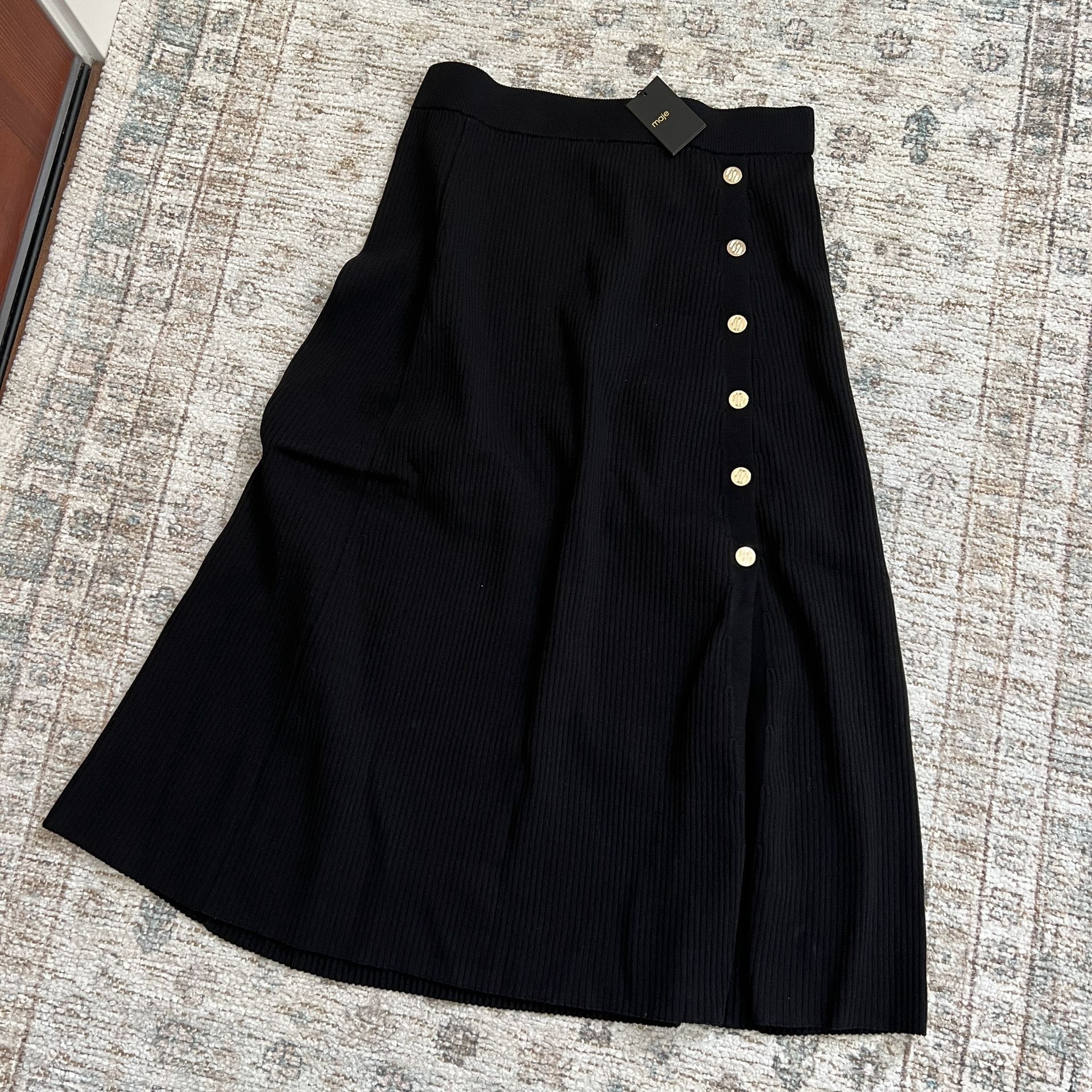 maje A-line skirt size40 Black