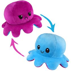 Octopus Plush Toy Reversible 