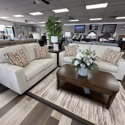 2 PC SOFA AND LOVESEAT 