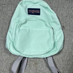 JanSport Half Pint Mini Backpack Mint Teal Green   