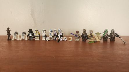 Title: Star Wars LEGO Minifigures Lot – Clone Troopers, Jedi, Sith – Bundle Deal