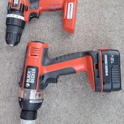 Black&Decker Cordless Drills (2)
