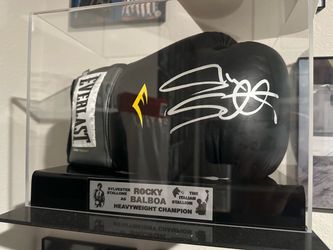 Sylvester Stallone Autographed Glove