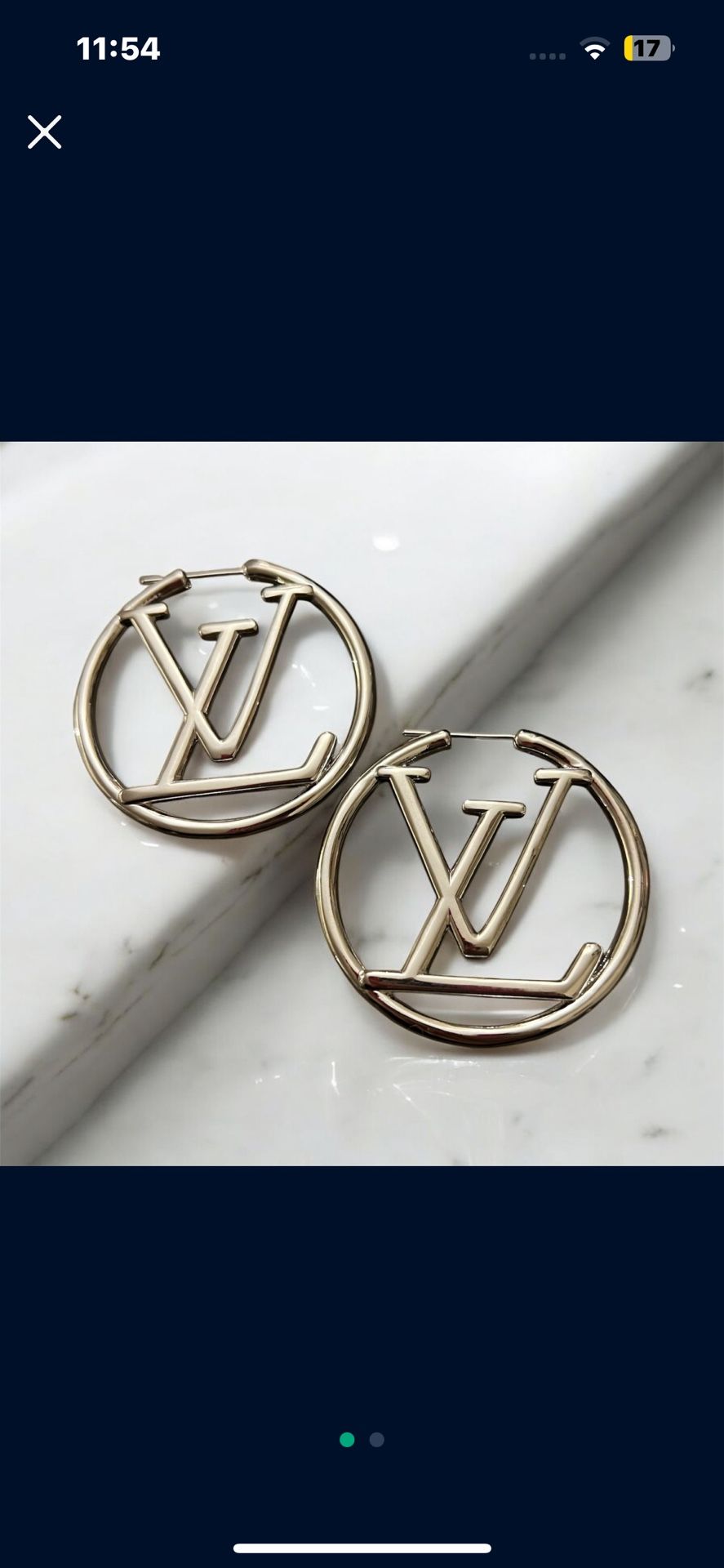 Pretty Silver Earrings 