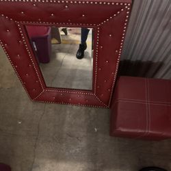 Large Mirror Matching Stools