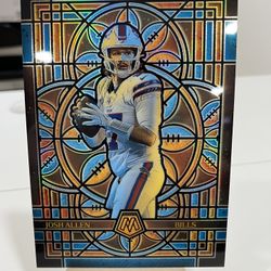 Josh Allen Stained Glass Oversized Card 