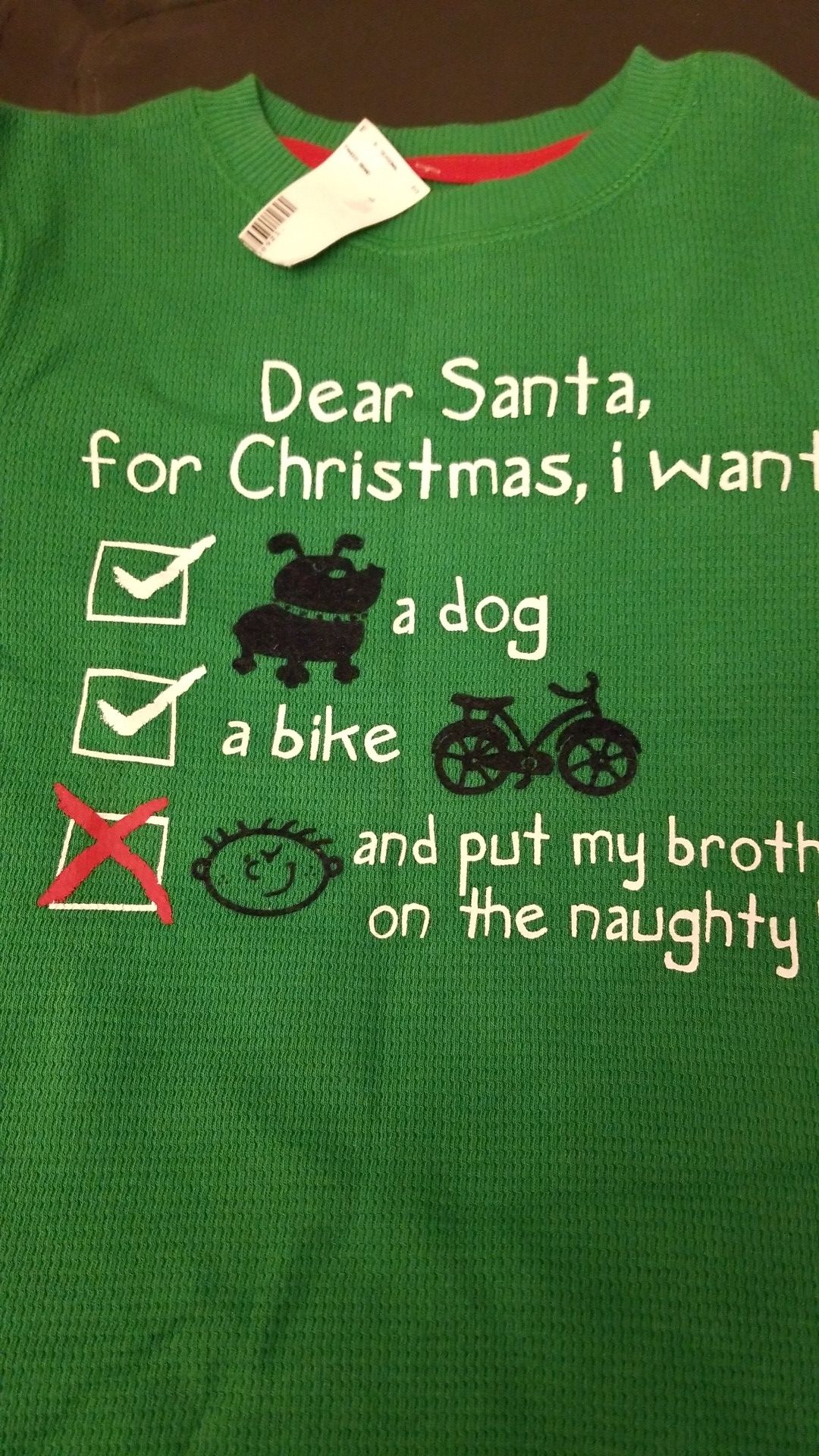 Christmas Thermal kids size 5/6