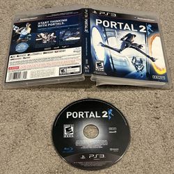 Portal 2 Sony PlayStation 3 PS3 Game No Manual Tested