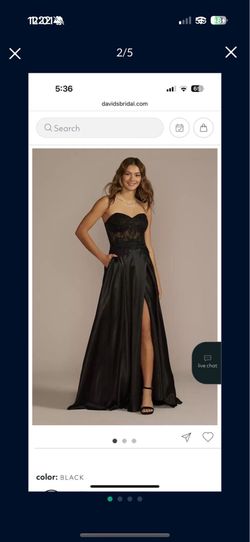 Black gown dress