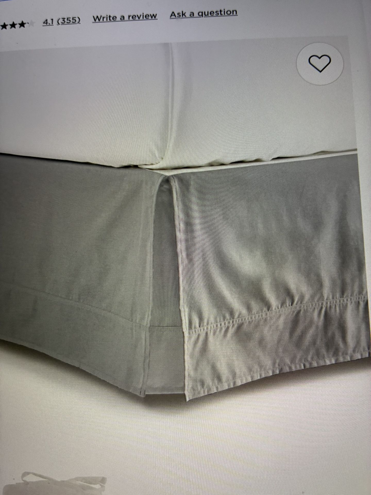 Reduced 70%. Queen Bed Skirt.