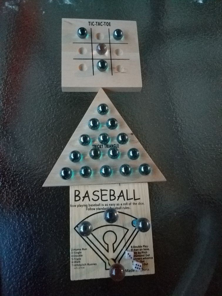 Wooden skill game lot