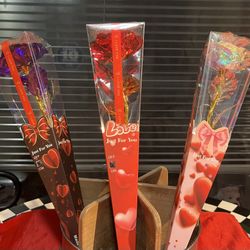 $5 Each Single Roses With Lights 🌹 🌹🌹