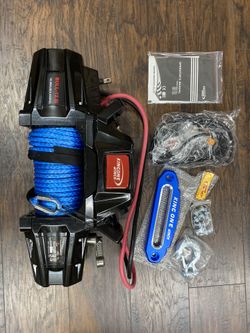 Brand new winch line pull 12000lbs synthetic rope