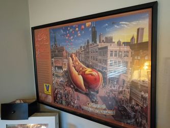 Vienna Beef Maxwell Street Polish Sausage Framed Poster