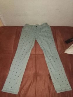Hawkings McGill anchor and stars skinny chino
