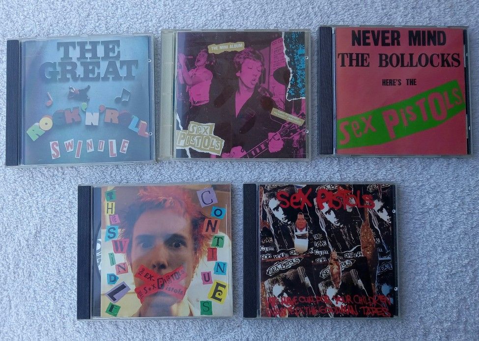 5 CDs Sex Pistols Albums