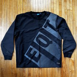 Adidas Men's EQT Nylon Crew Pull Over Jacket Black Sz. XL