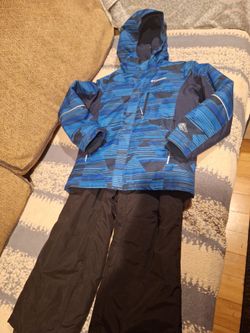 Columbia ski jacket and ski pants, kids 10/12