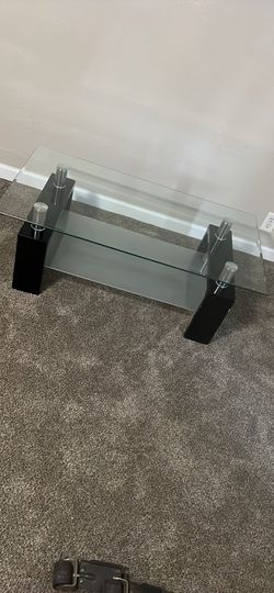 Se vende mesa de centro de cristal