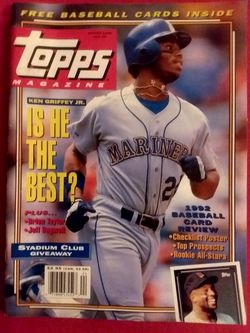 TOPPS Magazine Featuring Ken Griffey