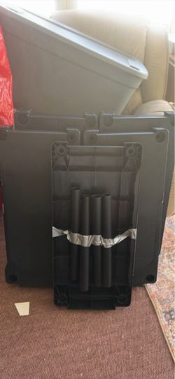 Plastic shelving