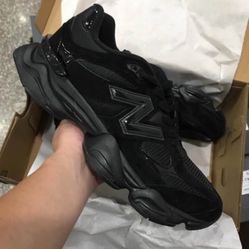New Balance Triple Black Paten Size