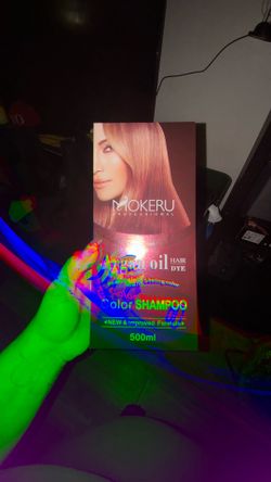 Argan oil hair dye