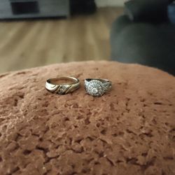 Engagement Ring/Men's Band