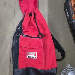 Marlboro Red Duffel Shoulder Bag Backpack